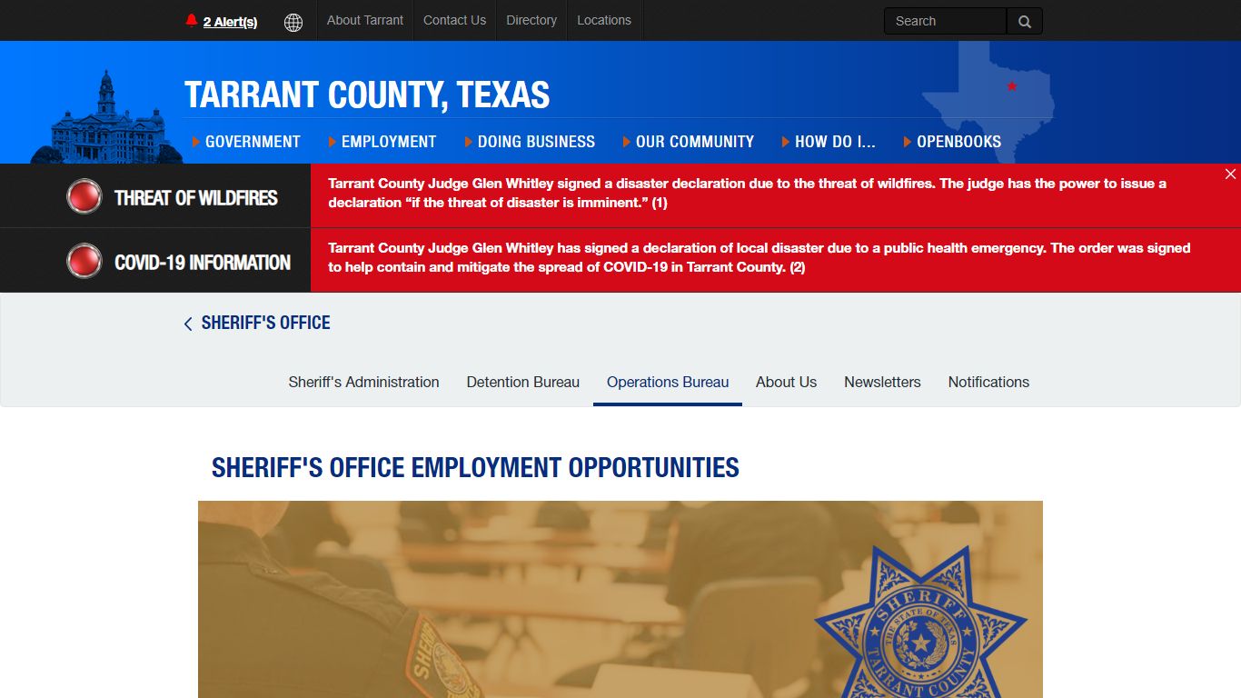 Sheriff's Office Employment Opportunities