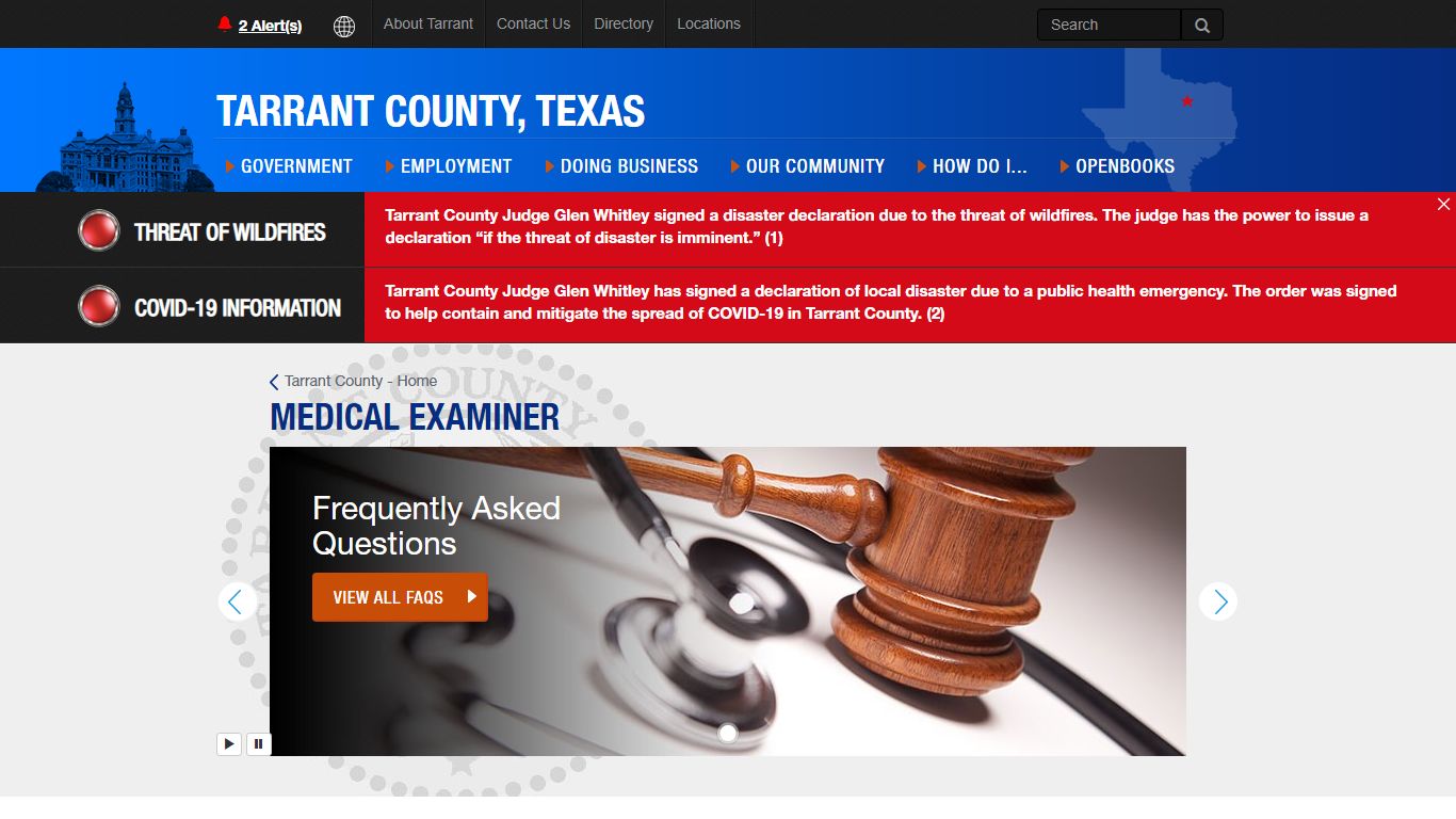 Medical Examiner - Tarrant County